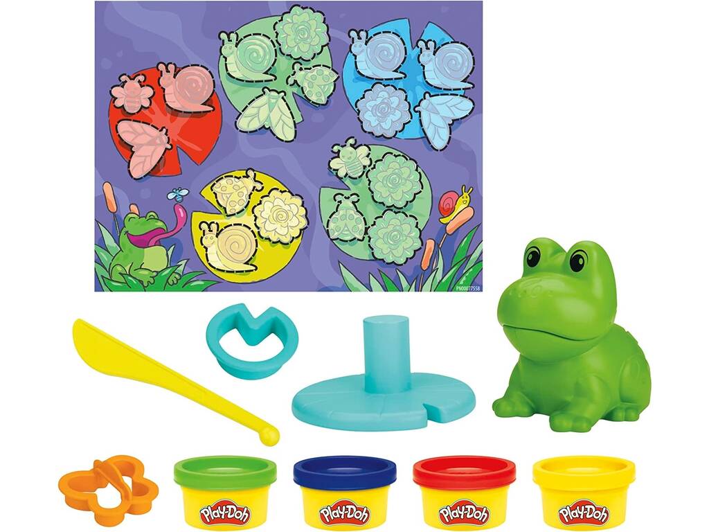 Playdoh Primeras Creaciones Con La Rana y Los Colores Hasbro F69265L0