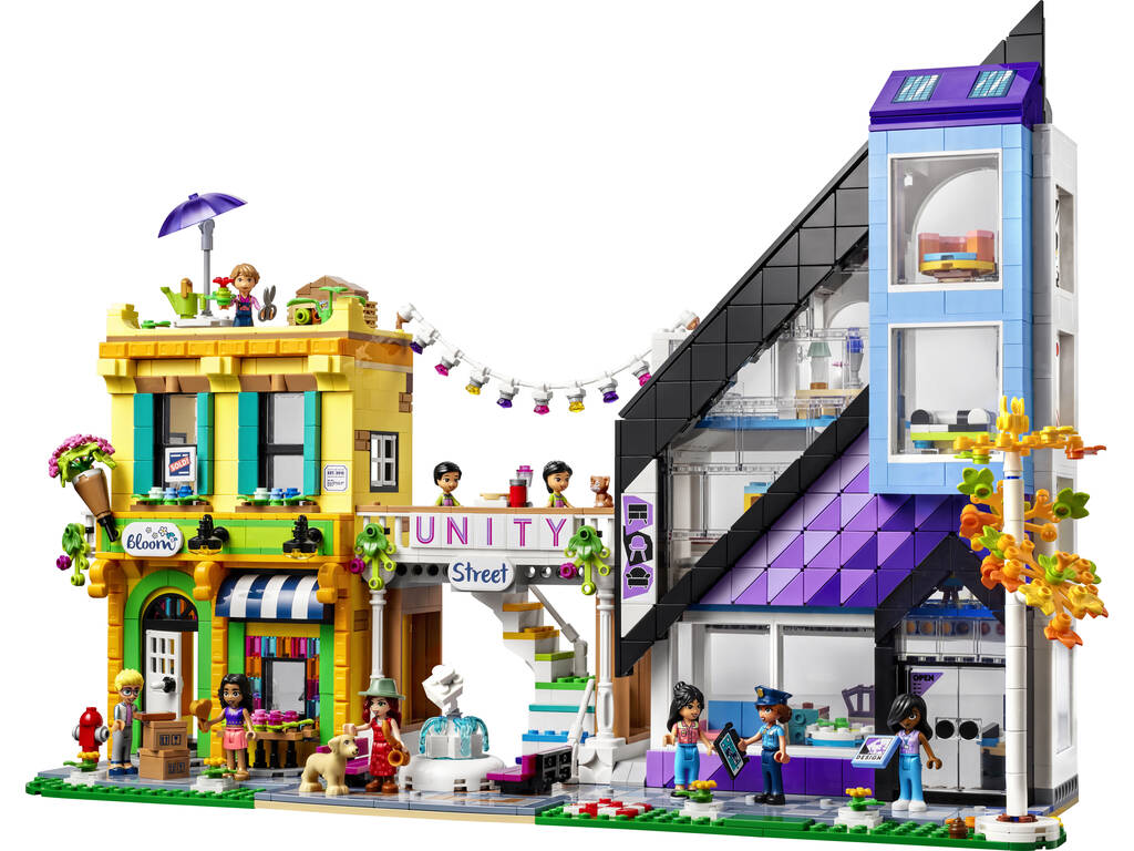 Lego Friends Florista e Loja de Design no Centro 41732
