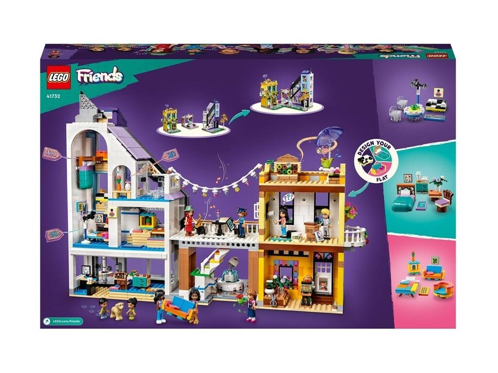 Lego Friends Florista e Loja de Design no Centro 41732