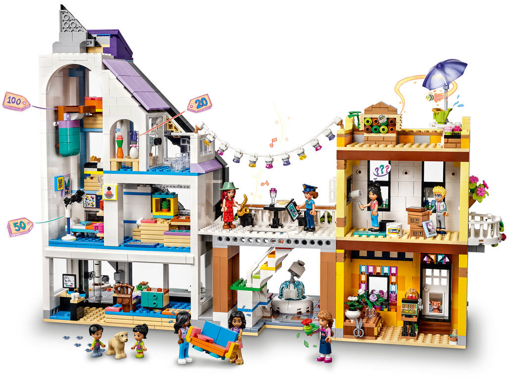 Lego Friends Florista e Loja de Design no Centro 41732