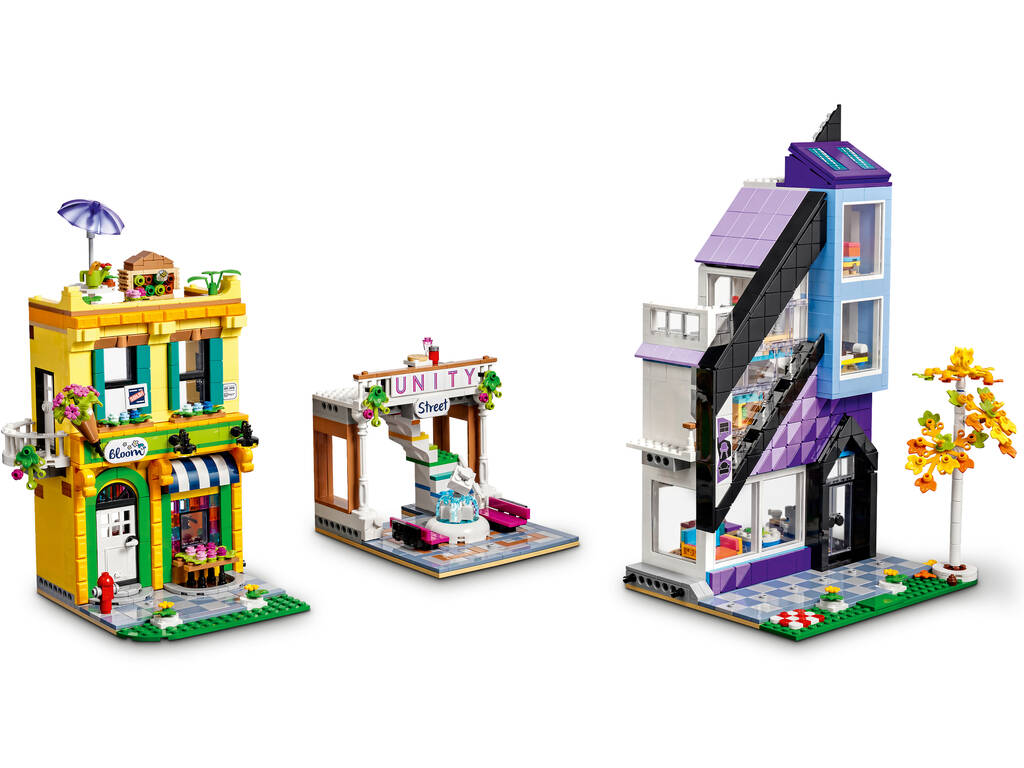 Lego Friends Florista e Loja de Design no Centro 41732