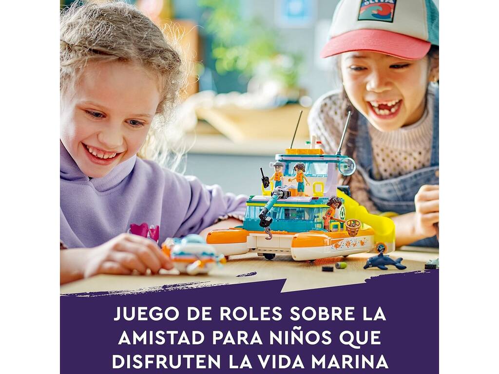 Lego Friends Barco de Rescate Marítimo 41734
