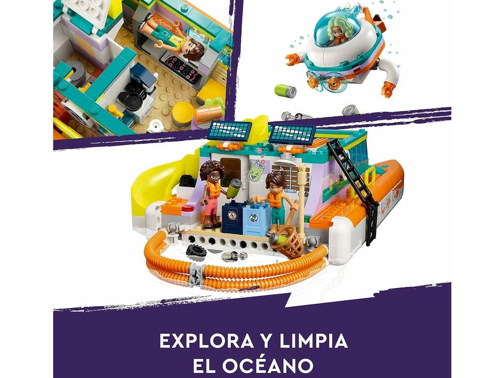 Lego Friends Barco de Rescate Marítimo 41734