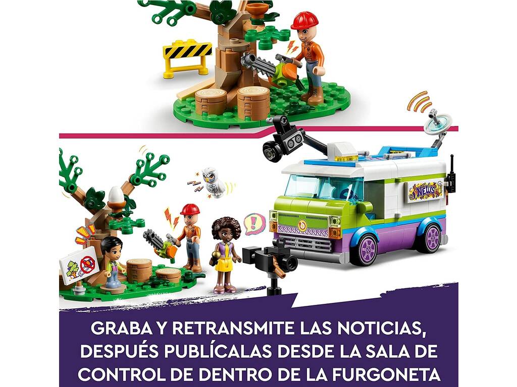 Lego Friends Unità mobile per le notizie