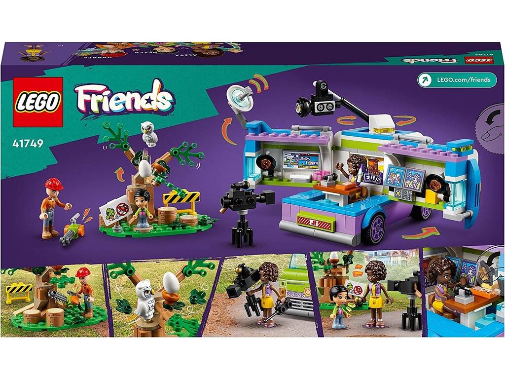 Lego Friends Unità mobile per le notizie