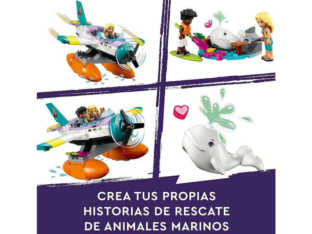Avion de sauvetage maritime Lego Friends 41752