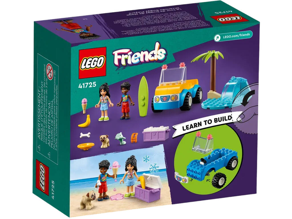 LEGO Flego Friends Divertente Buggy Spiaggia 41725