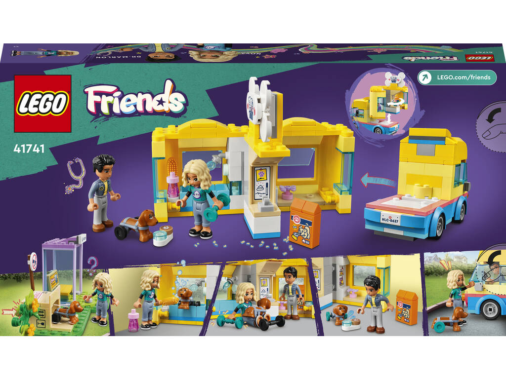 Lego Friends Furgoneta de Resgate Canino 41741
