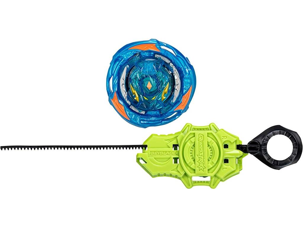 Beyblade Burst QuadStrike Kit iniziale trottola e lanciatore Hasbro F6784
