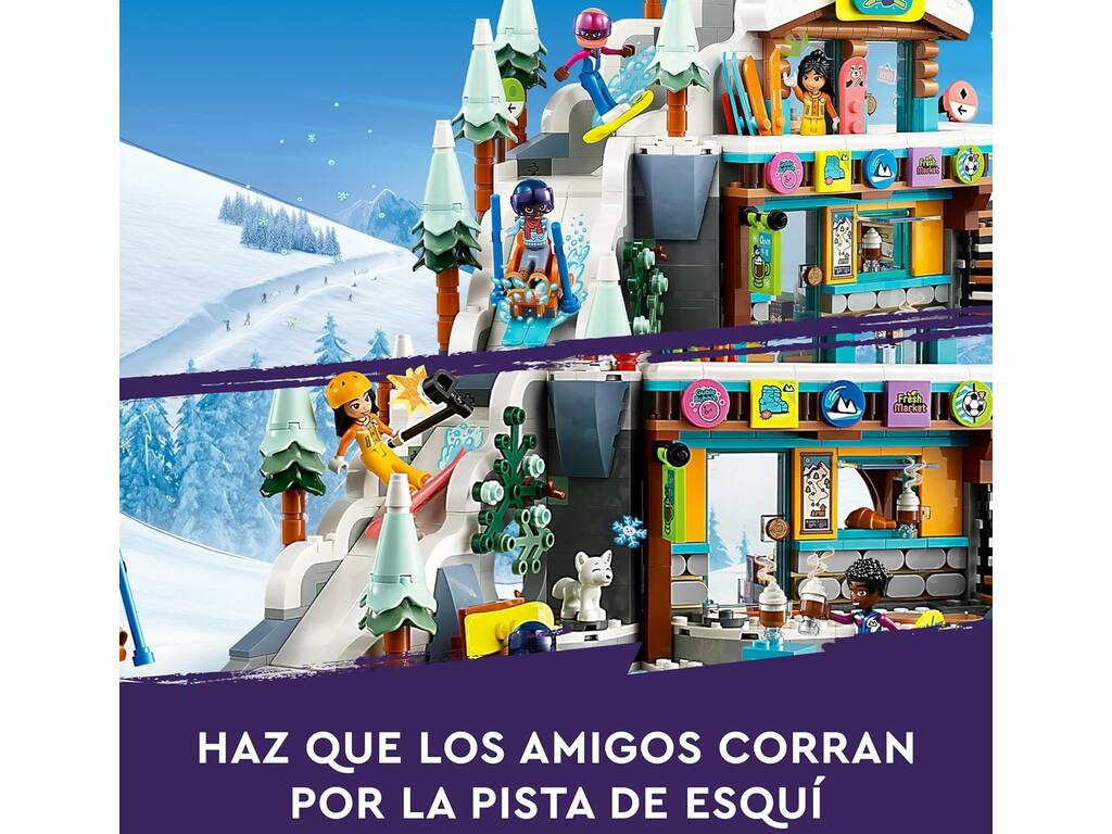 Lego Friends Pista da sci e caffè 41760