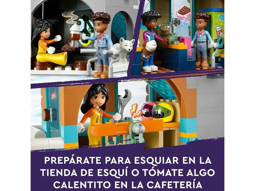 Lego Friends Pista da sci e caffè 41760
