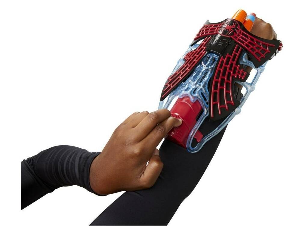 Nerf Spiderman Across The Spider-Verse Miles Morales Lanciatore Hasbro F3734