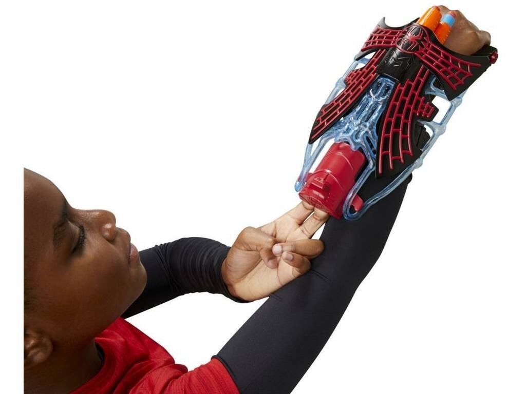 Nerf Spiderman Across The Spider-Verse Miles Morales Lanciatore Hasbro F3734