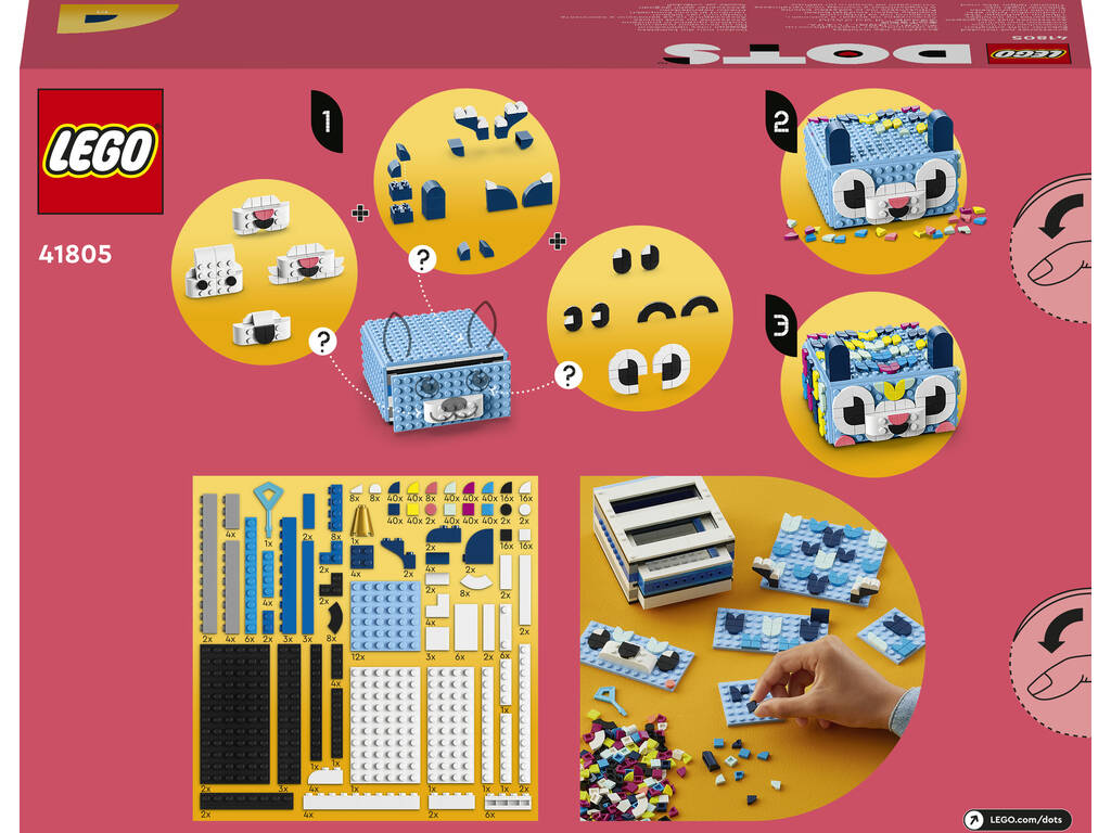 Lego Dots Cassetto Animali Creativi 41805