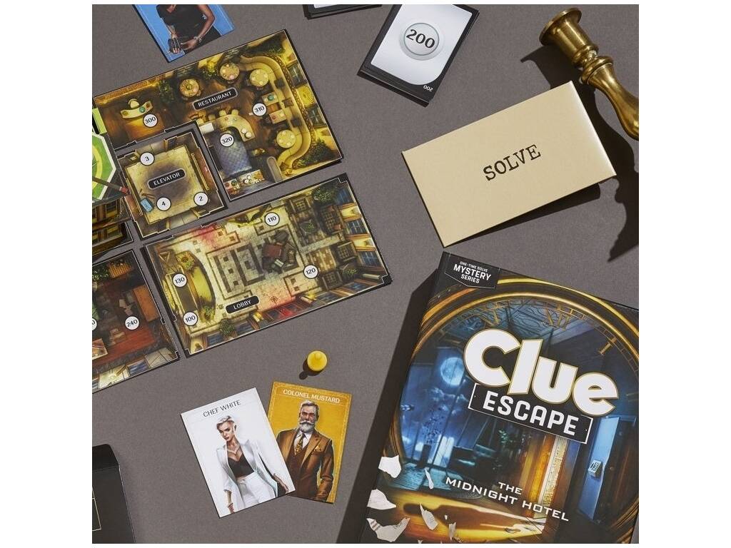 Cluedo Escape Misterio en el Hotel Black Hasbro F6417