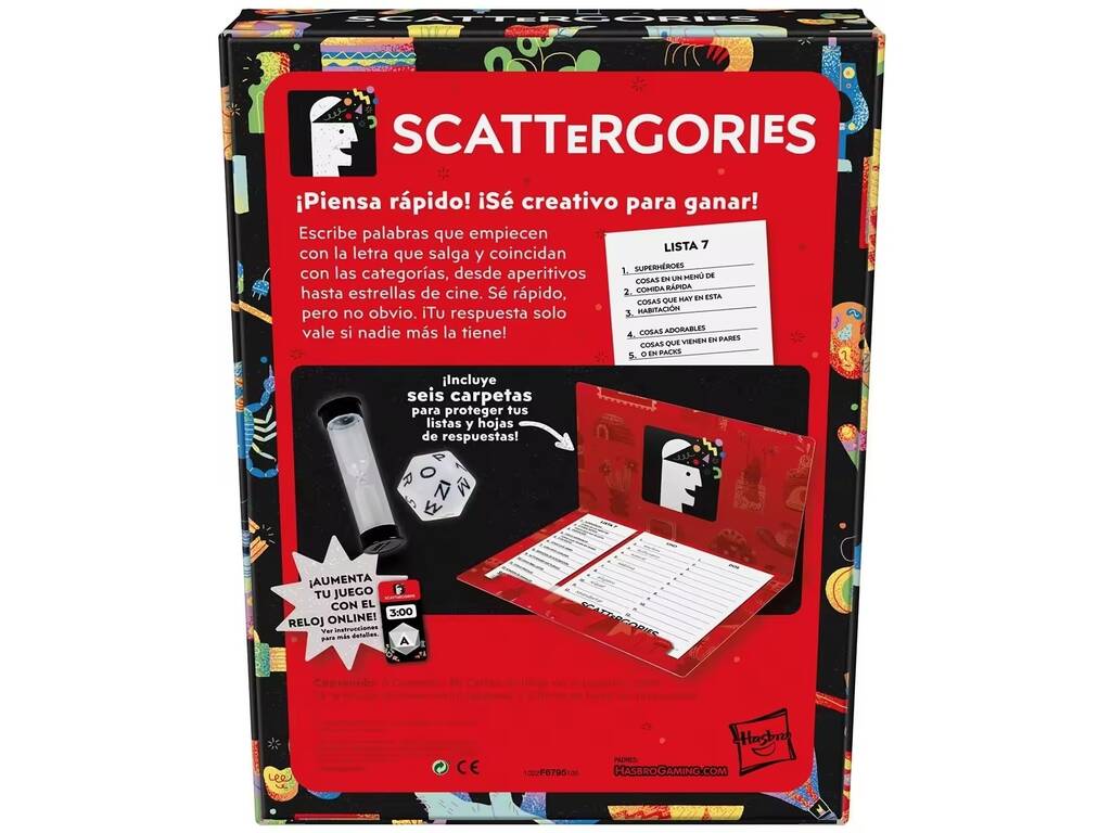 Scattergories 2023 Hasbro F6795