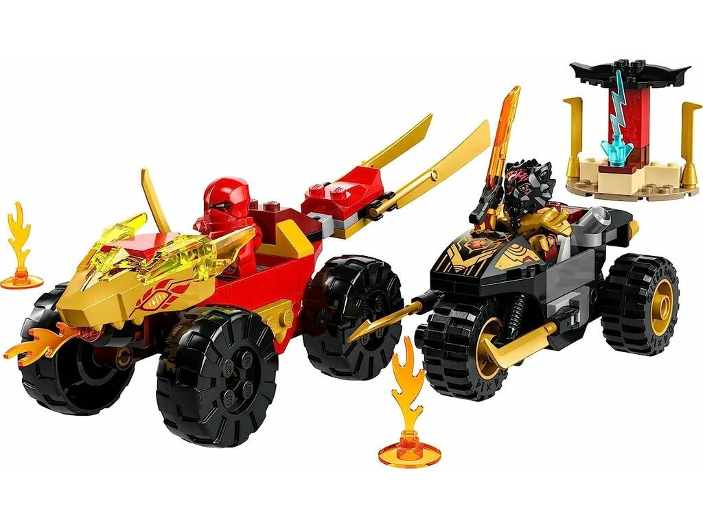 Lego Ninjago Battaglia in auto e moto Kai e Ras 71789