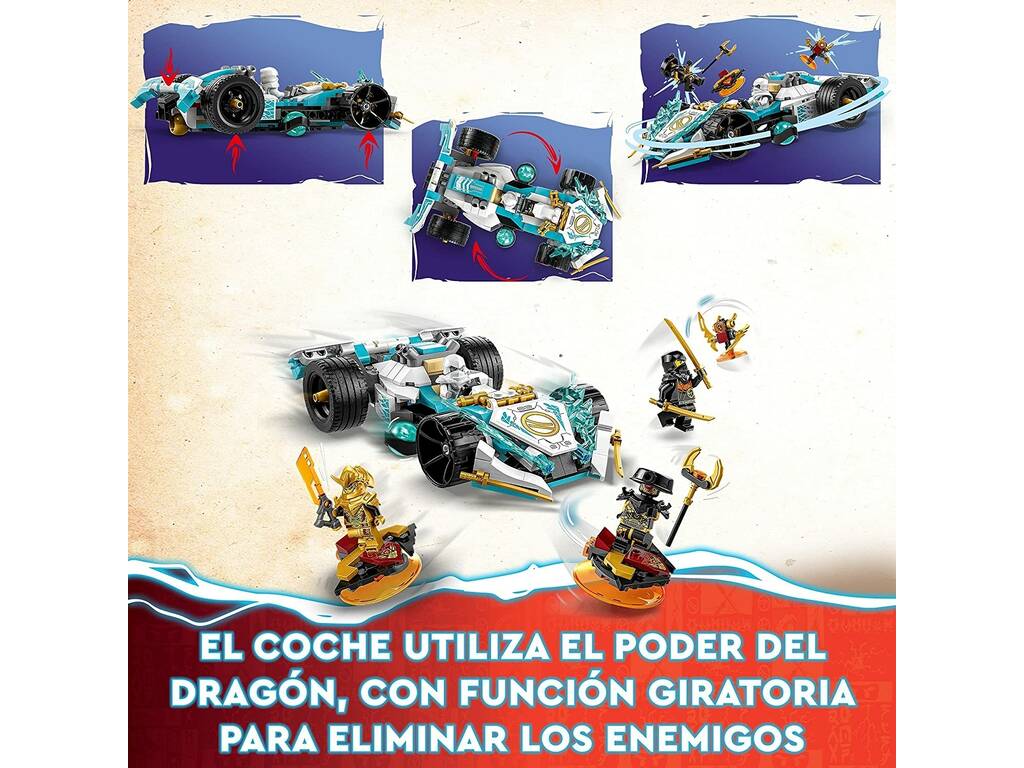 Lego Ninjago Zane Dragon Power Deportivo de Competición Spinjitzu 71791