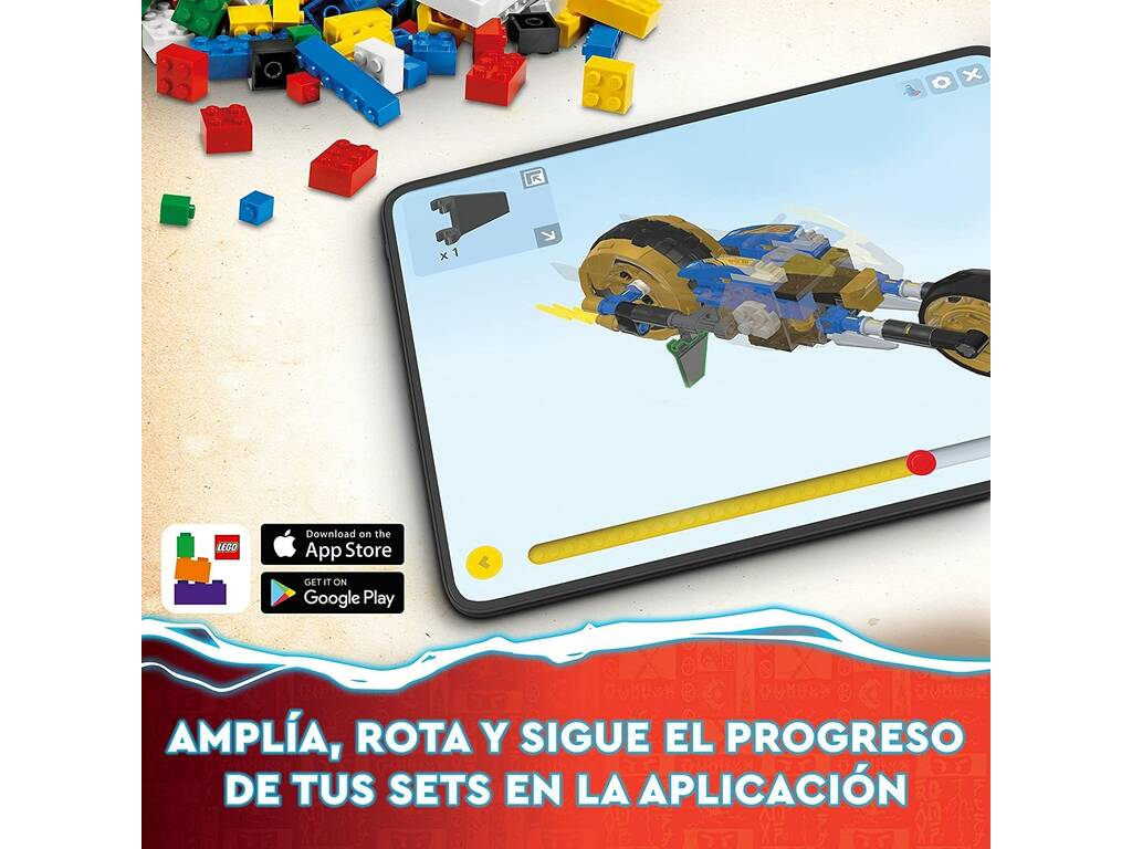 Lego Ninjago Zane Dragon Power Deportivo de Competición Spinjitzu 71791