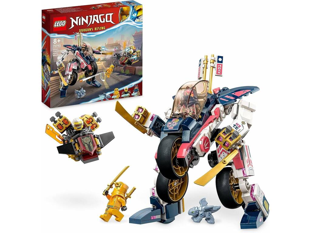Lego Ninjago Moto de Carreras Transformable en Meca de Sora 71792