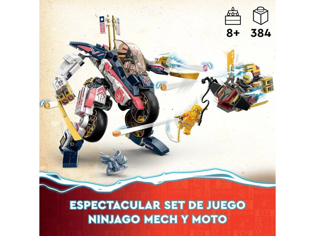 Lego Ninjago Moto de Carreras Transformable en Meca de Sora 71792