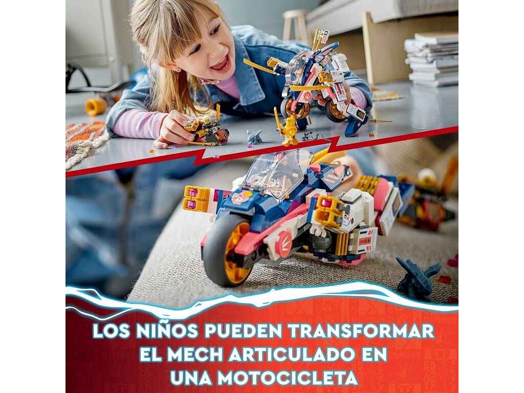 Lego Ninjago Moto de Carreras Transformable en Meca de Sora 71792
