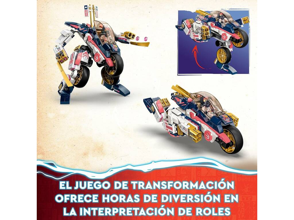 Lego Ninjago Moto de Carreras Transformable en Meca de Sora 71792