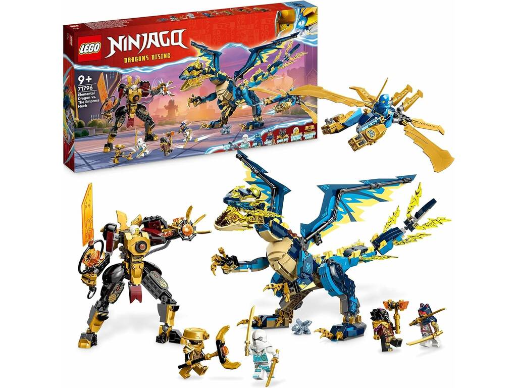 Lego Ninjago Drago Elementale Vs. Mecca dell'Imperatrice 71796