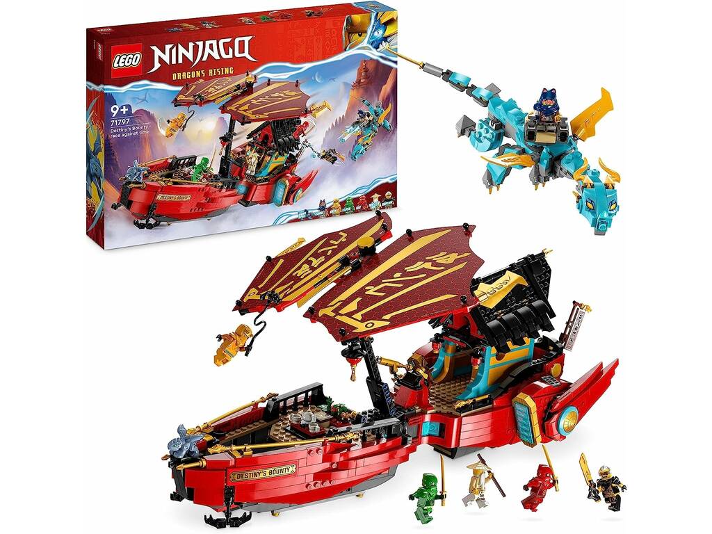 Lego Ninjago Nave d'assalto Ninja Corsa contro il tempo 71797