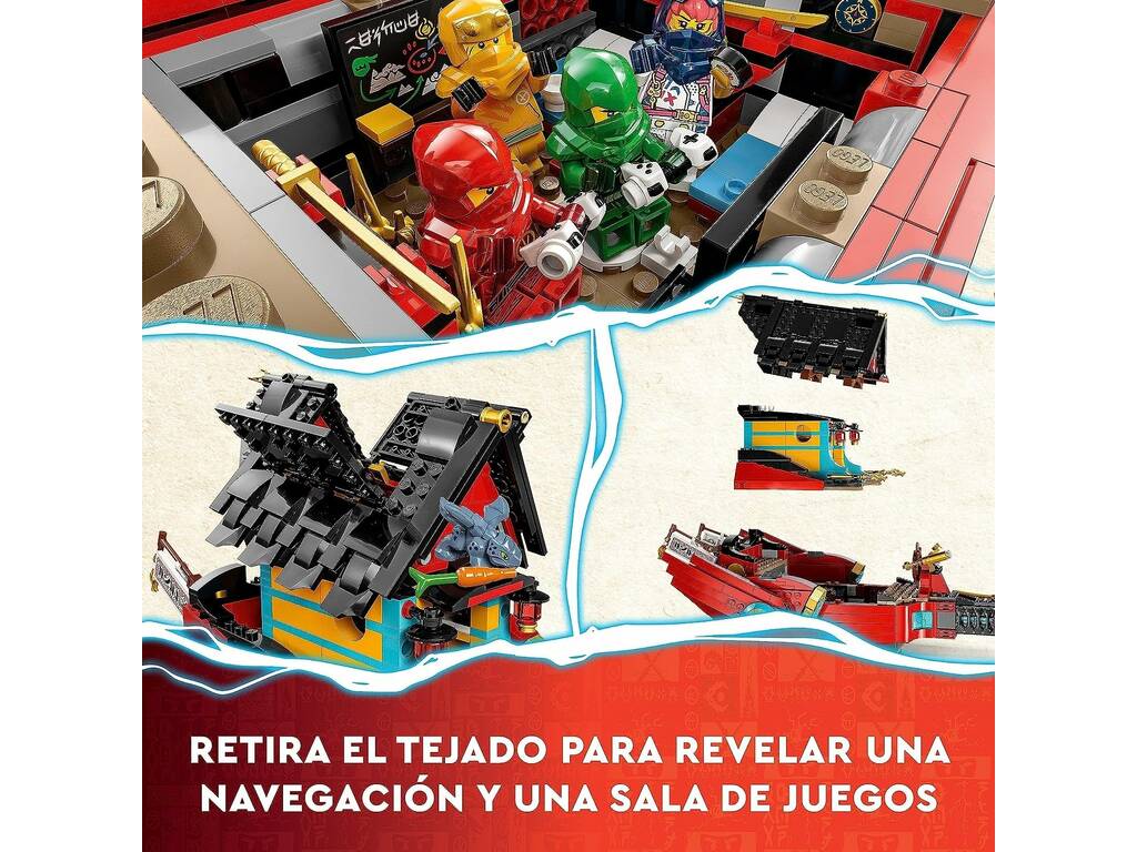 Lego Ninjago Nave d'assalto Ninja Corsa contro il tempo 71797