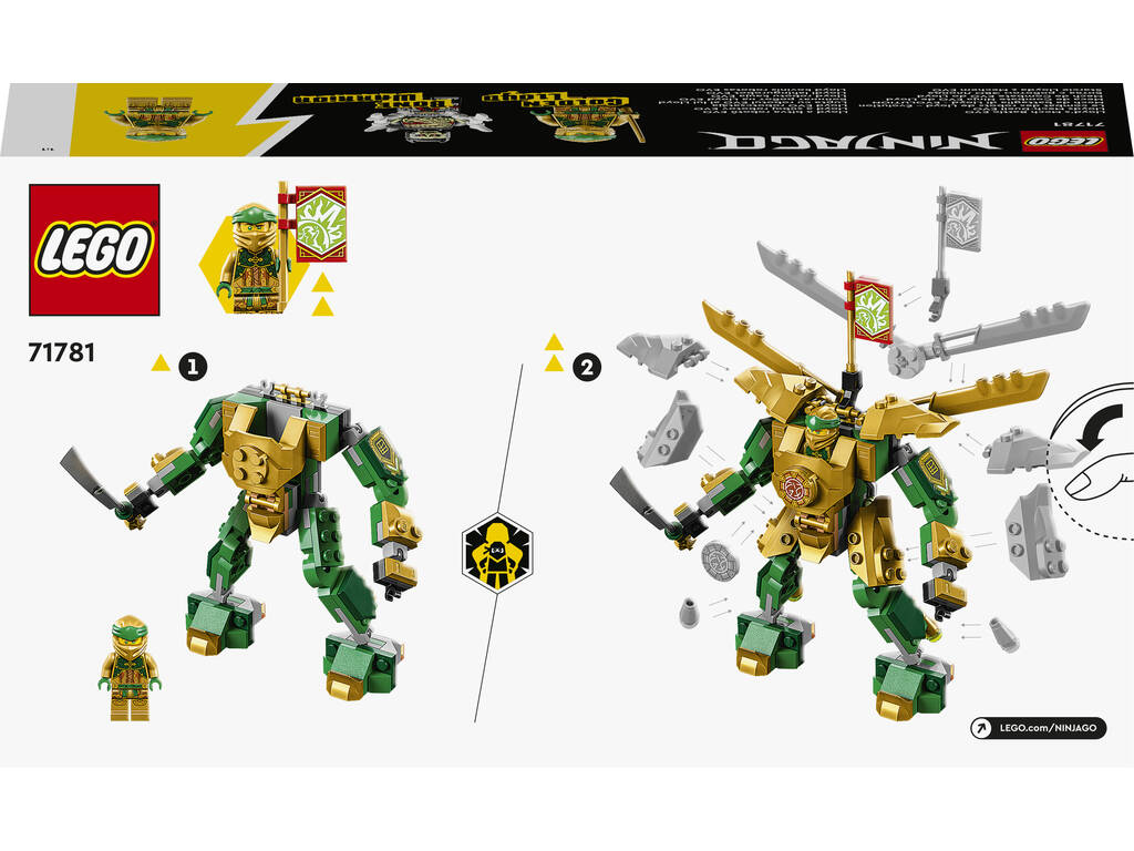 Lego Ninjago Mecca di combattimento Ninja Evo di Lloyd 71781