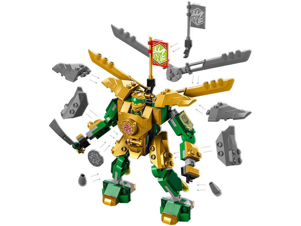 Lego Ninjago Mecca di combattimento Ninja Evo di Lloyd 71781