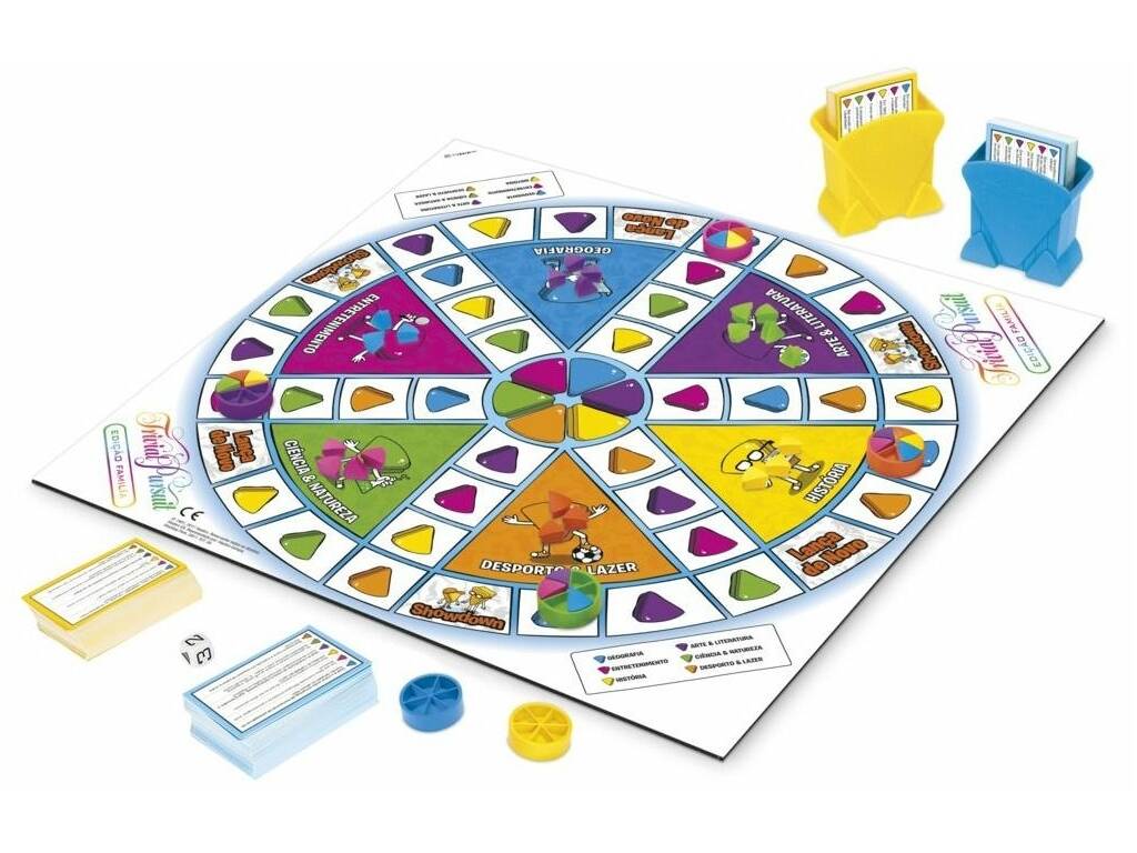 Trivial Pursuit Edition Familiale en Portugais Hasbro E1921190