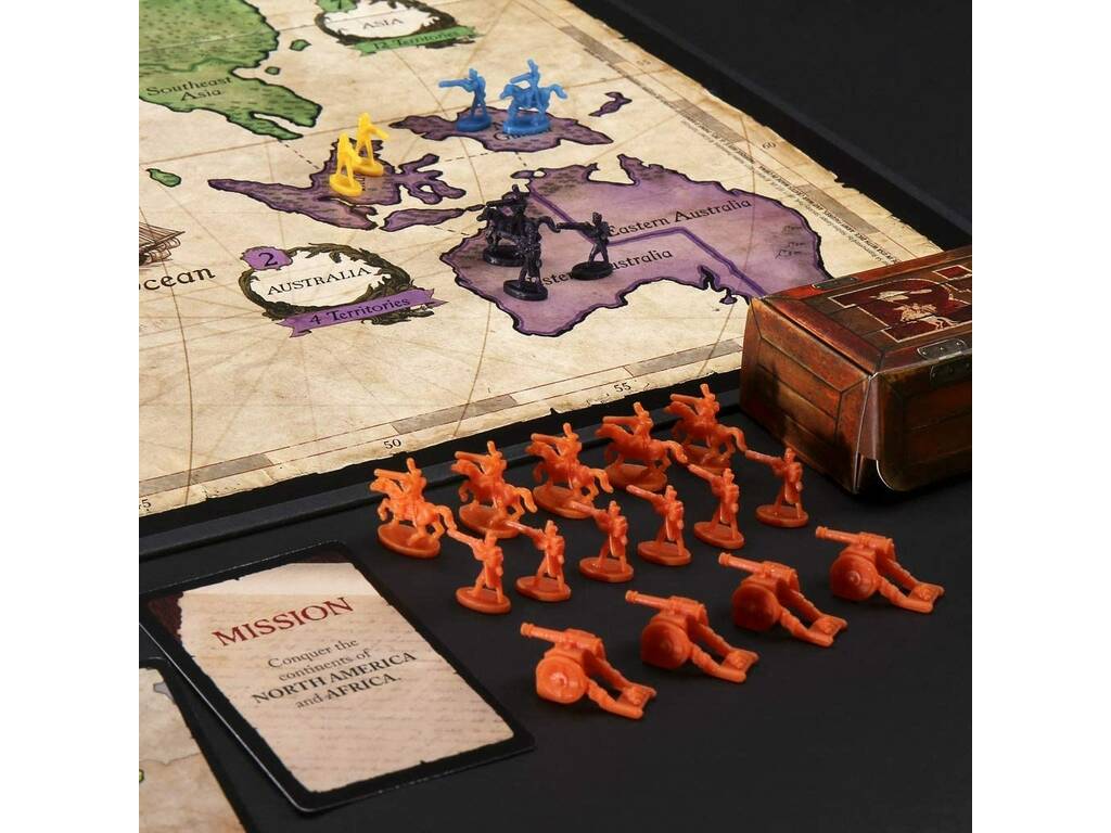 Jeu de Société Risk en Portugais Hasbro B7404190