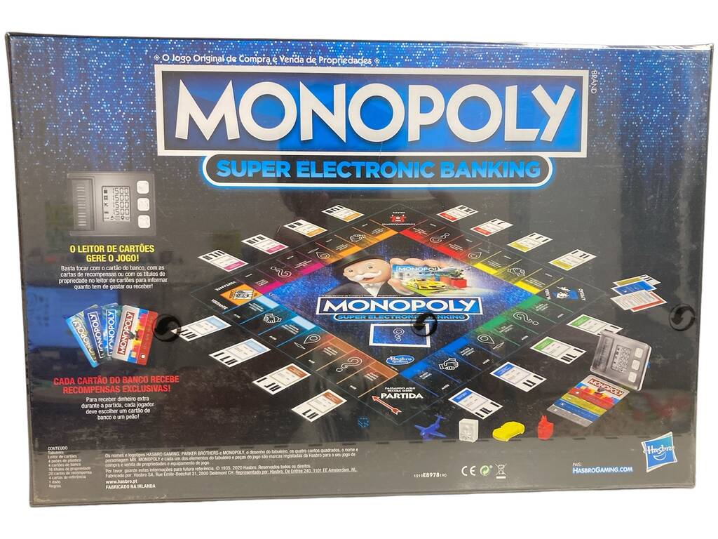 Monopoly Super Electronic Banking Portugais Hasbro E8978190