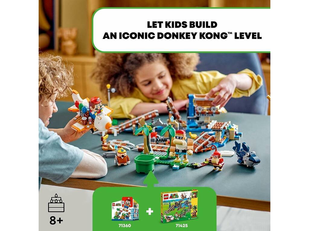 Lego Super Mario Set di espansione: Vagone minerario di Diddy Kong 71425