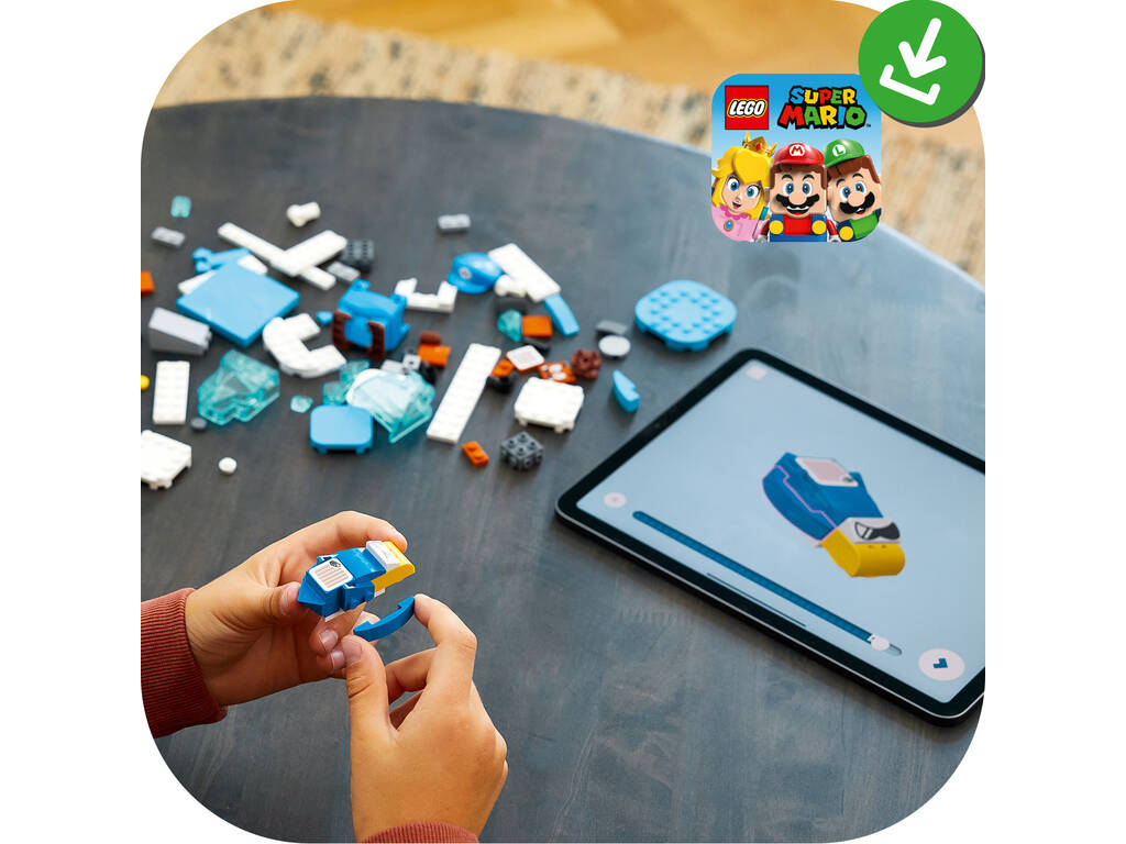 Lego Super Mario Starter Pack : Costume de Mario Glace et Monde Gelé 71415