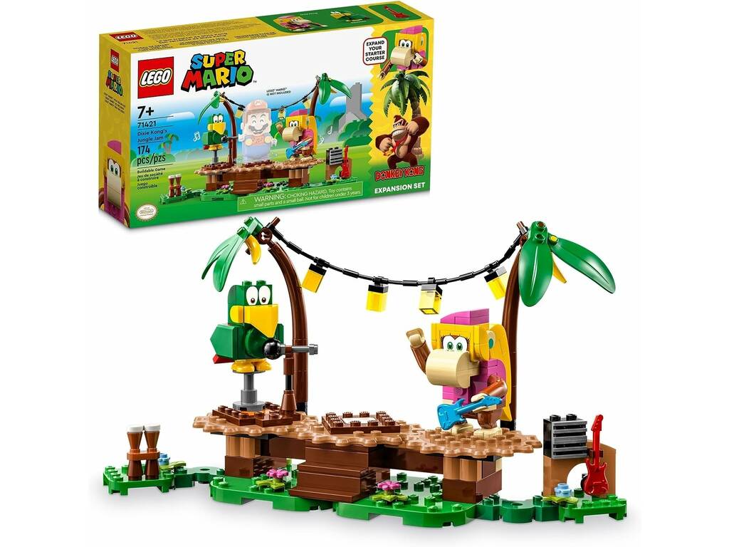 Lego Super Mario Set di espansione: Festa nella giungla con Dixie Kong 71421