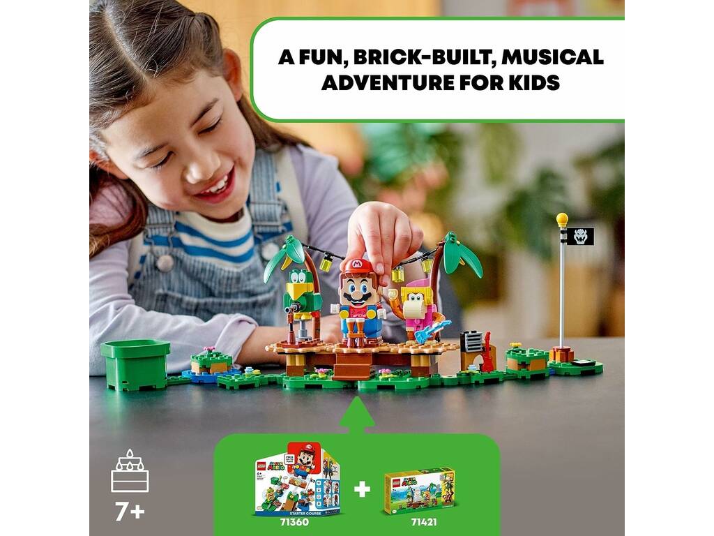 Lego Super Mario Set di espansione: Festa nella giungla con Dixie Kong 71421
