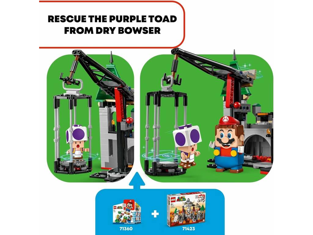 Set di espansione Lego Super Mario: Battaglia contro Bowsiti nel castello 71423