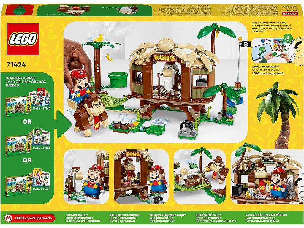 Lego Super Mario Set di espansione: Casa sull'albero di Donkey Kong 71424