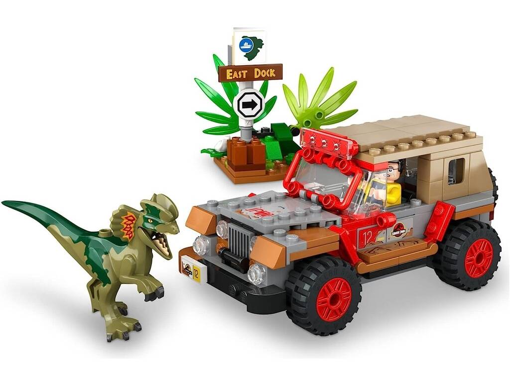Lego Jurassic Park Dilophosaurus Ambush 76958