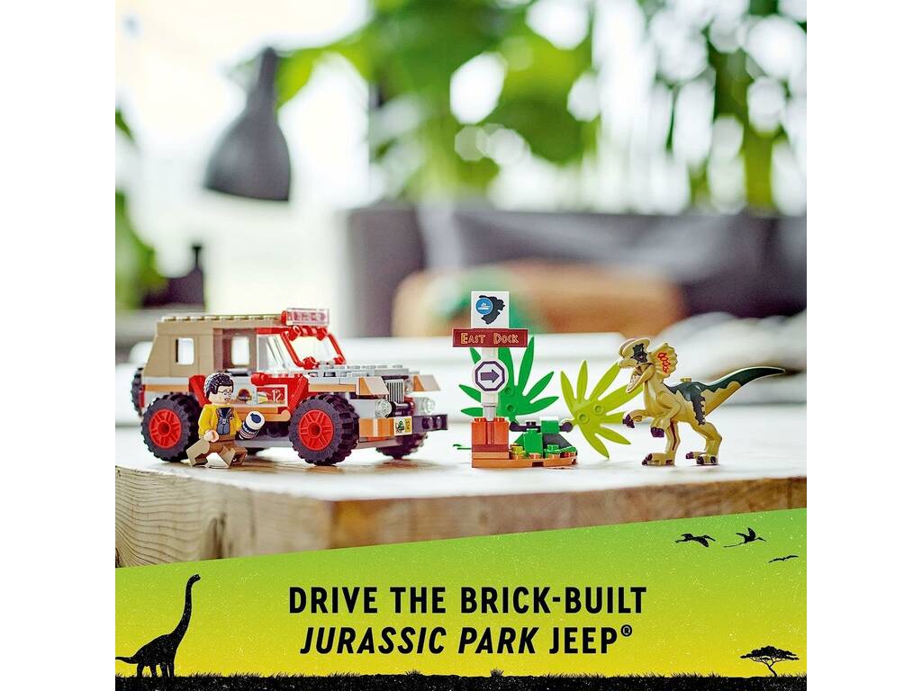 Lego Jurassic Park Dilophosaurus Ambush 76958