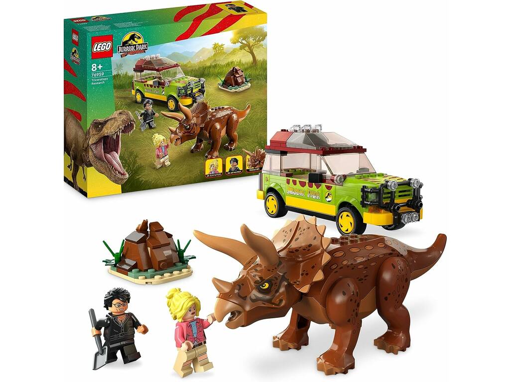 Lego Jurassic World Triceratops Analyse 76959