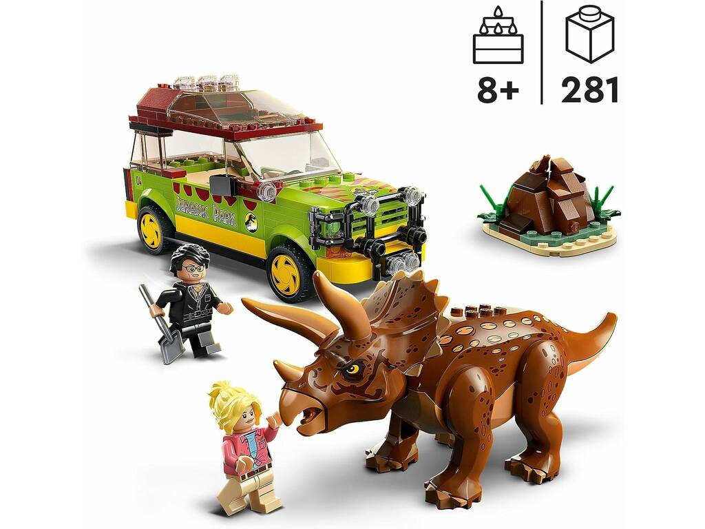 Lego Jurassic World Triceratops Analyse 76959