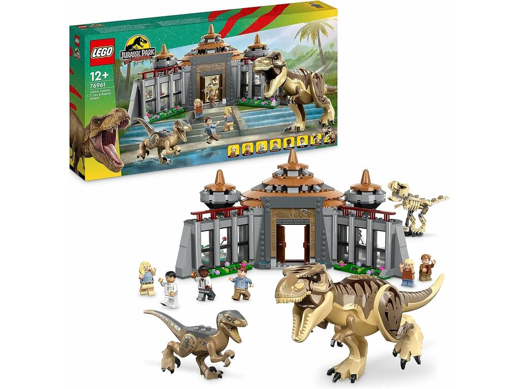 Lego Jurassic World Visitor Centre T-Rex et Raptor Attack 76961