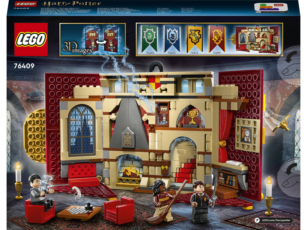Lego Harry Potter Estandarte de la Casa Gryffindor 76409