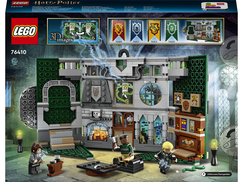 Lego Harry Potter Standard della Casa Serpeverde 76410