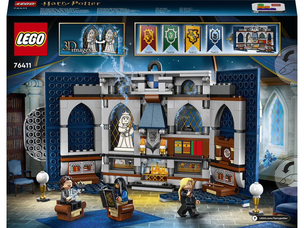 Lego Harry Potter Standard della Casa di Ravenclaw 76411