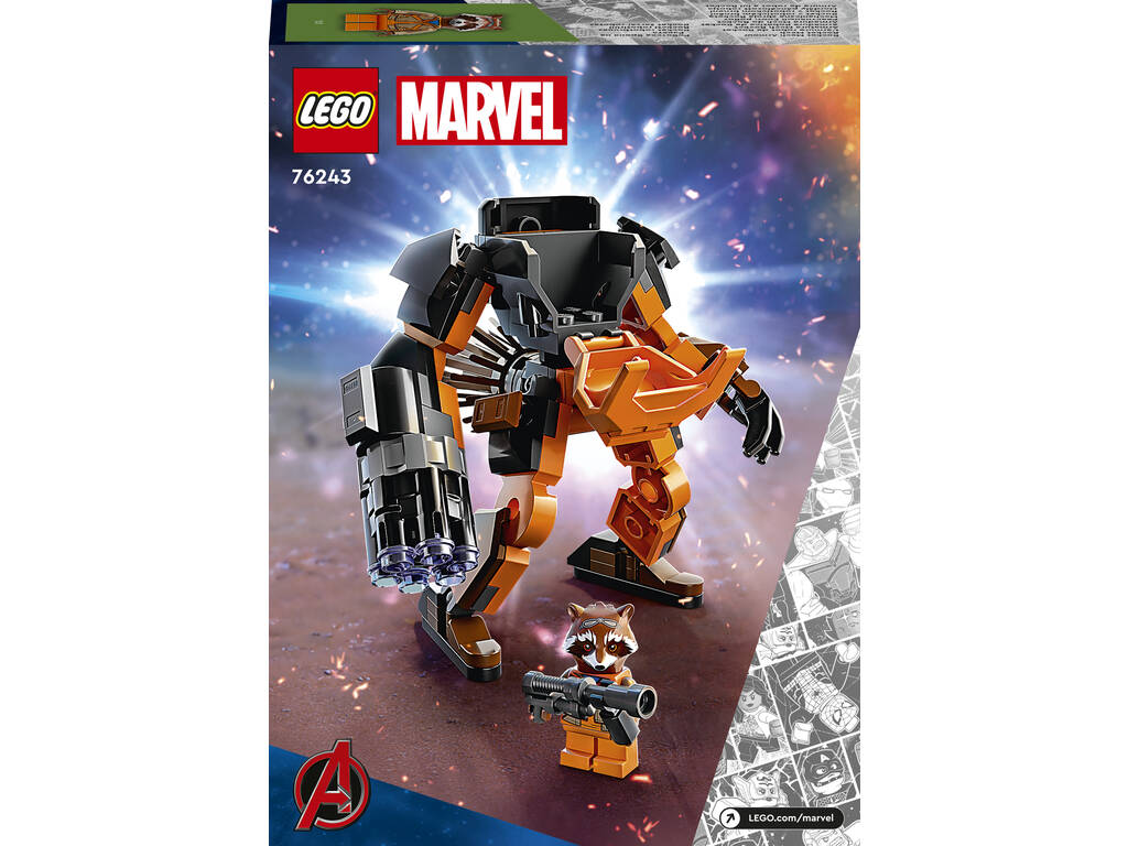 Lego Marvel Armadura Robótica de Rocket 76243